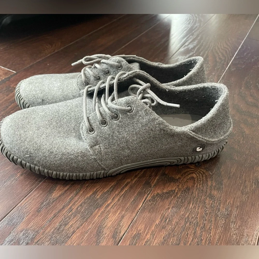 Hybrid Green Label Men Dune Low Top Wool Gray Sneaker Size 12